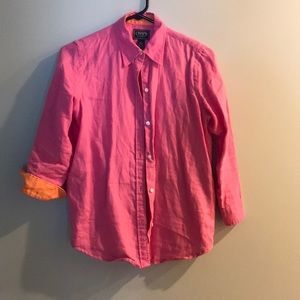 Chap’s pink linen shirt